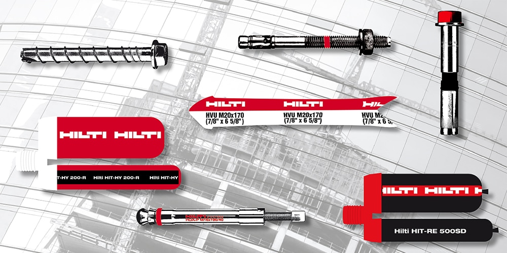 Hilti Anchor Selector Chart