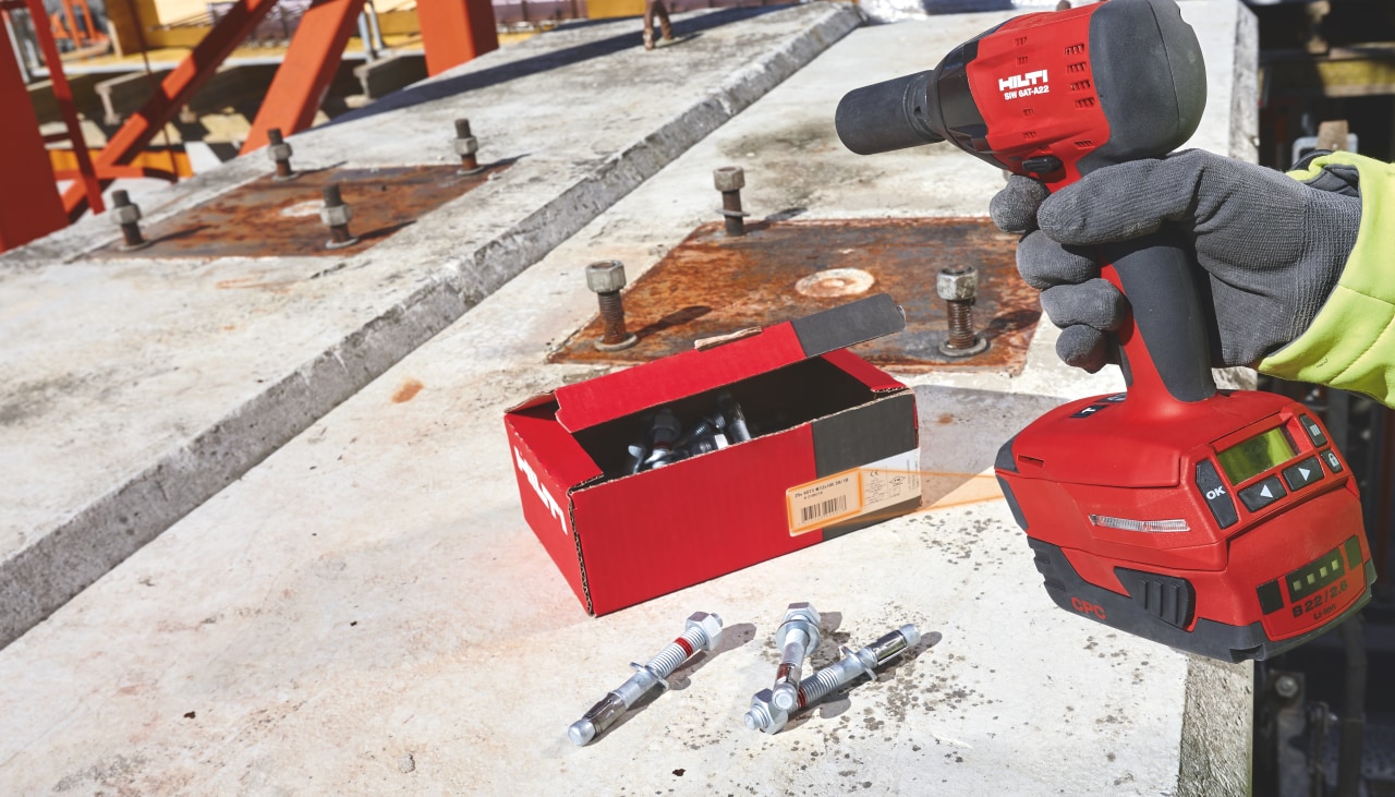 Hilti wedge anchors are available in three different performance levels