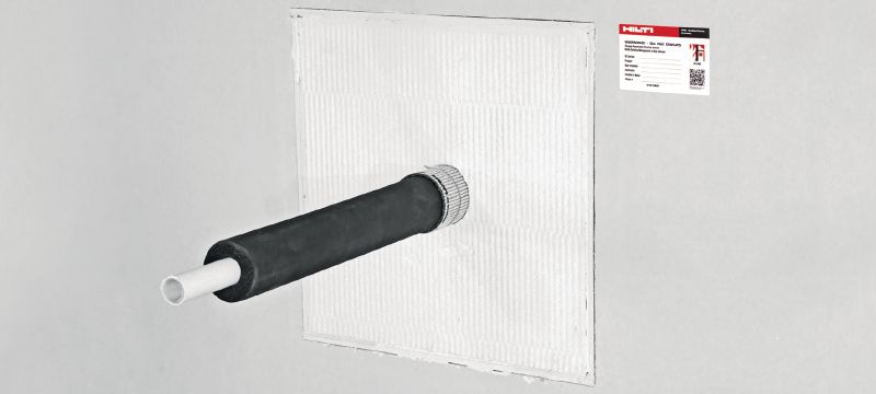 CFS-CT B Firestop coated board system with wide approval range for sealing medium to large openings Applications 1