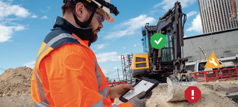 Heavy equipment management Heavy equipment telematics gateway, providing an all-in-one solution for tracking heavy equipment and inventory (Hilti ON!Track) Applications 1