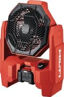 KCF 4-22 cordless jobsite fan Powerful jobsite fan with all-day battery life, rotating head and hanging hooks for cooling and ventilating working areas (Nuron battery platform)