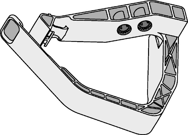 ECH Standard bunched cable holder (L) to fasten cables and conduits