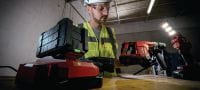Li-ion batteries safety training Online Li-ion battery training with practical knowledge about safety features and risks of cordless power tool batteries, and certificate for course completion